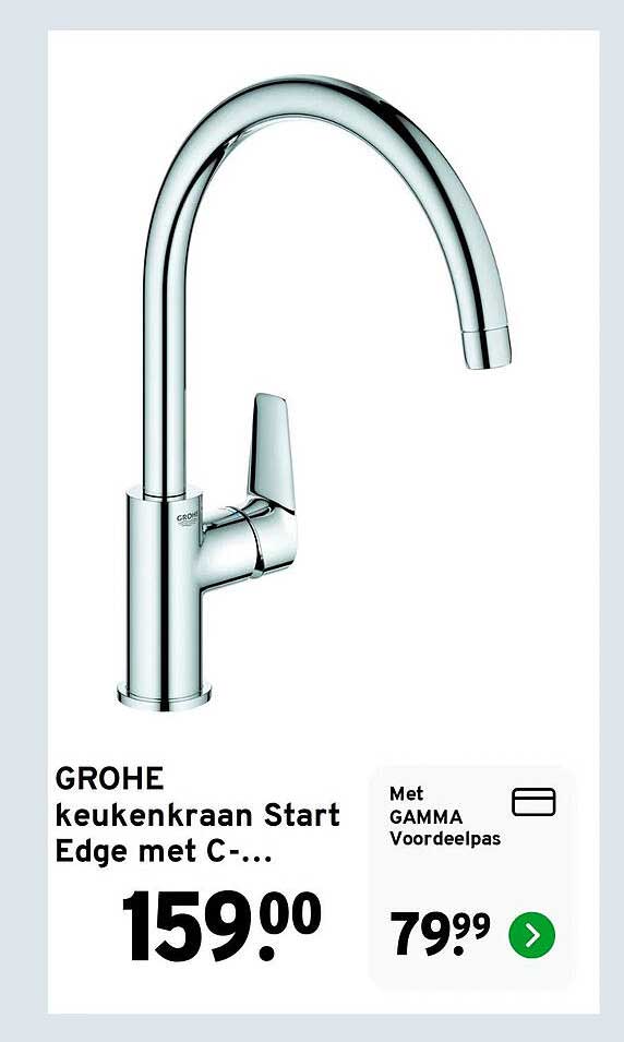 GROHE keukenkraan Start Edge met C-...