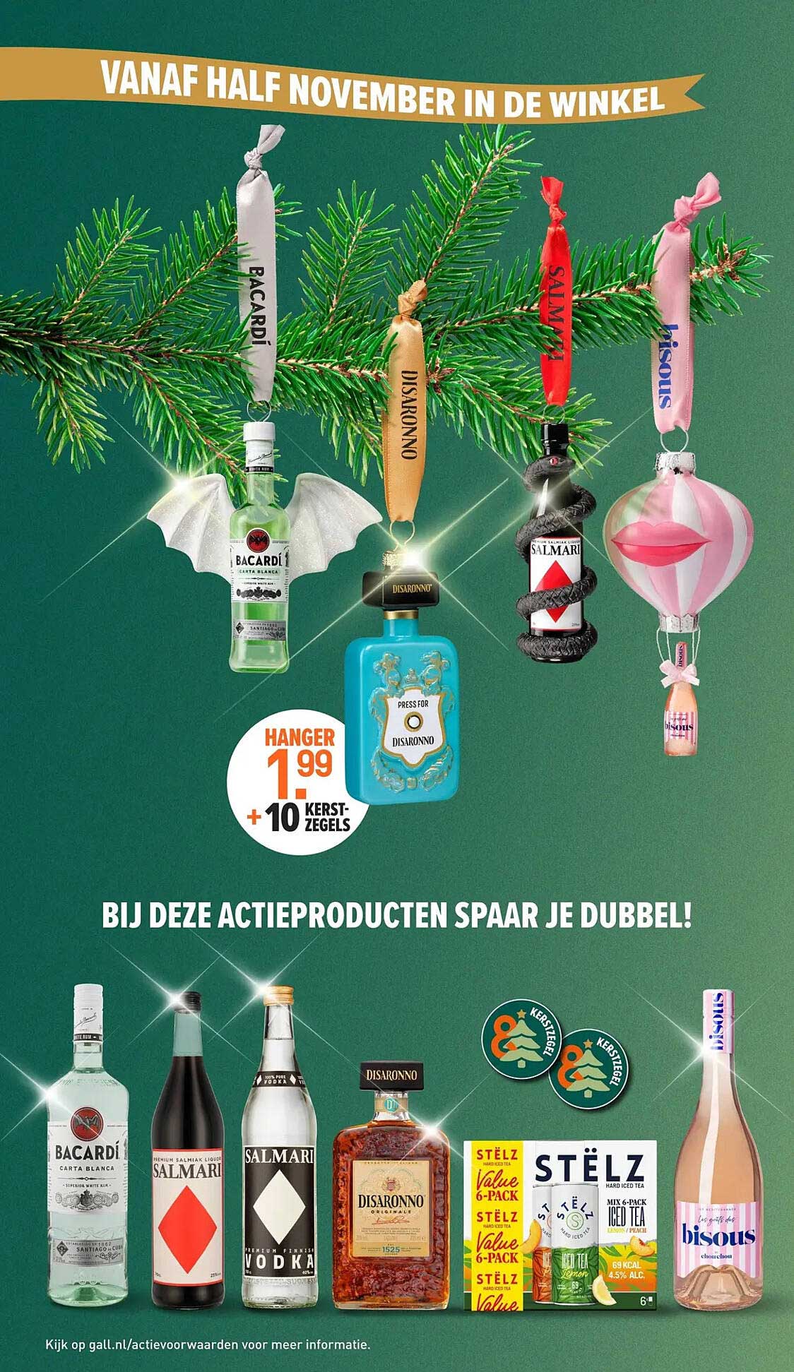 HANGER 1.99 + 10 KERSTZEGELS