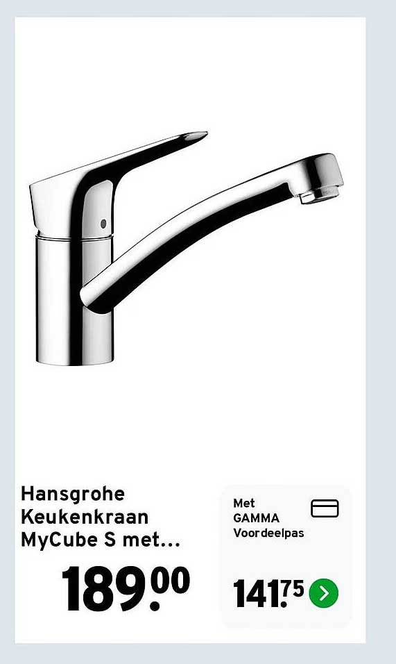 Hansgrohe Keukenkraan MyCube S met...