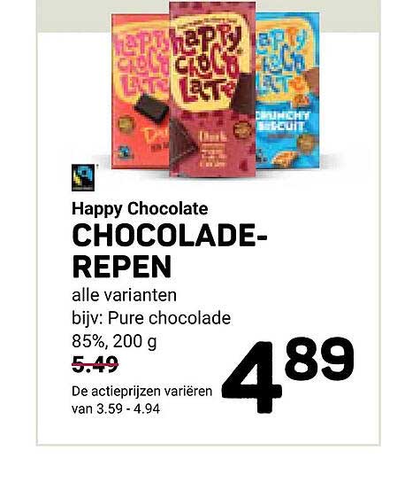 Happy Chocolate CHOCOLADE-REPEN