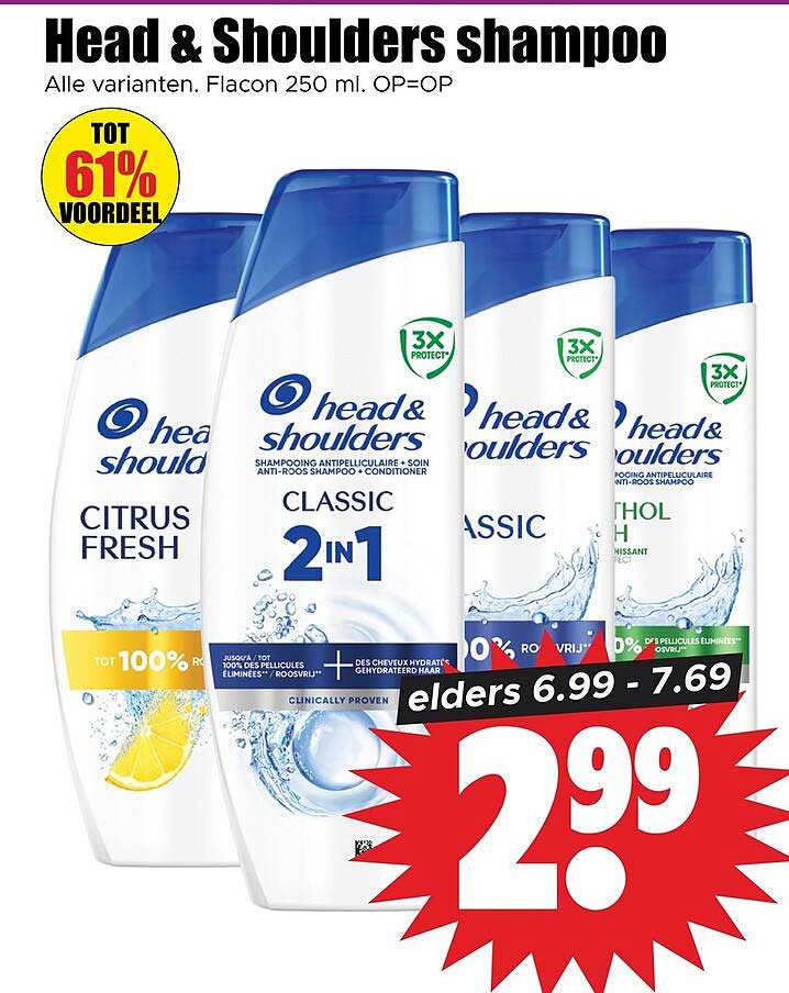 Head & Shoulders shampoo