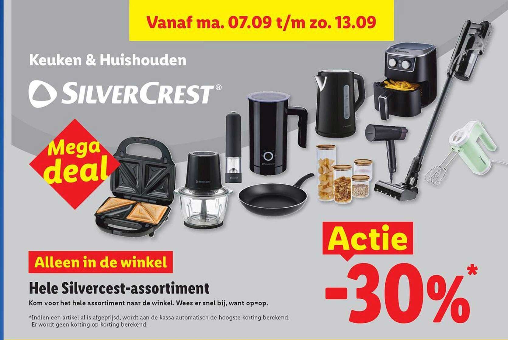 Hele Silvercrest-assortiment -30%