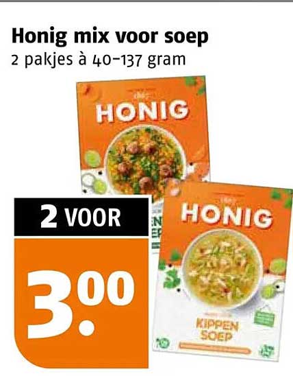Honig mix voor soep