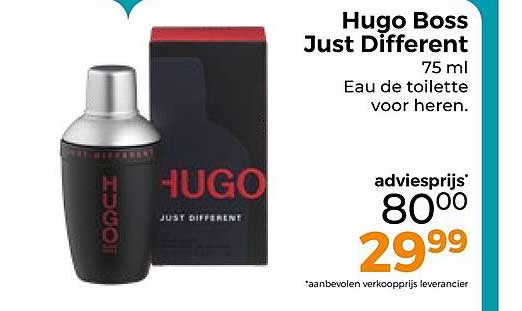 Hugo Boss Just Different 75 ml Eau de toilette voor heren.