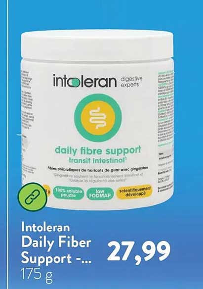 Intoleran Daily Fiber Support -...