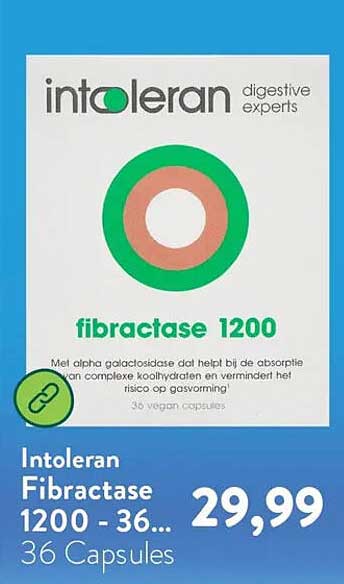 Intoleran Fibractase 1200 - 36... 36 Capsules