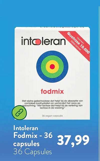 Intoleran Fodmix - 36 capsules 36 Capsules