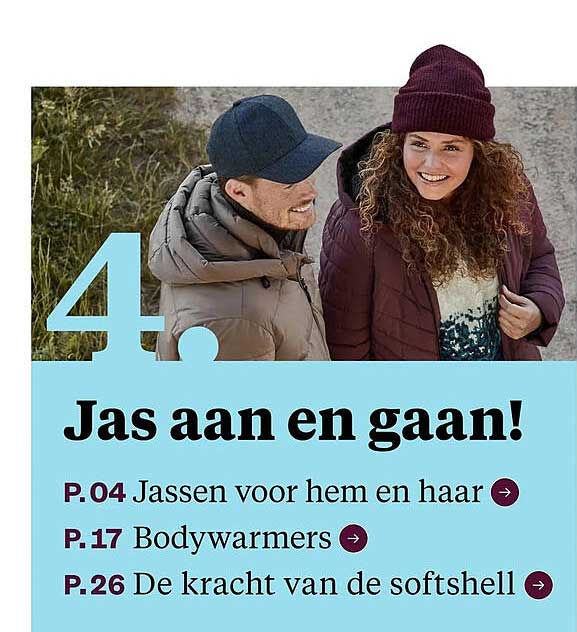 Jas aan en gaan!