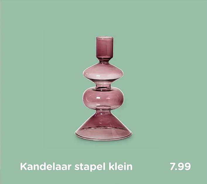 Kandelaar stapel klein