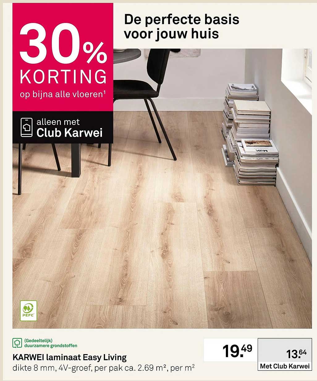 KARWEI laminaat Easy Living 30% KORTING