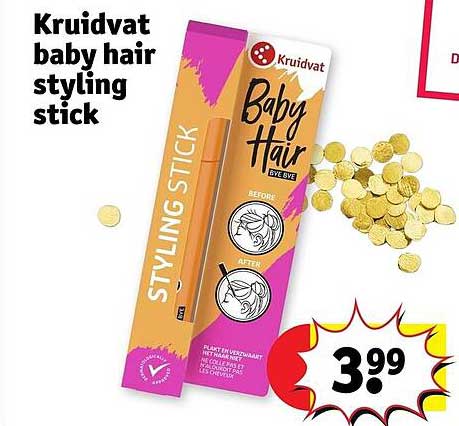 Kruidvat baby hair styling stick
