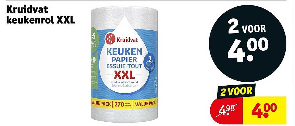 Kruidvat keukenrol XXL