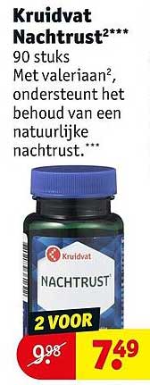 Kruidvat Nachtrust 90 stuks 2 VOOR