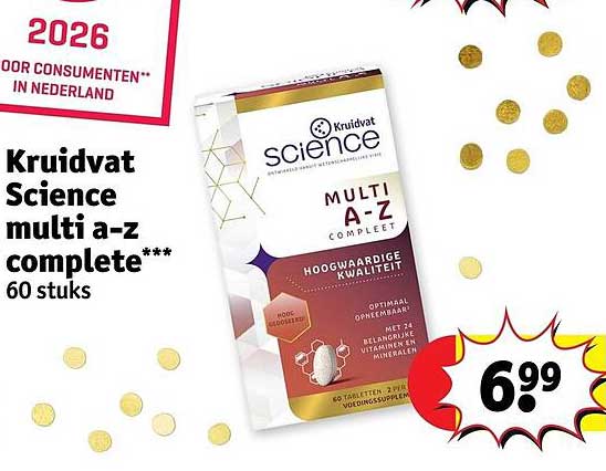 Kruidvat Science multi a-z complete*** 60 stuks