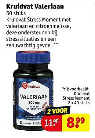 Kruidvat Valeriaan 60 stuks 2 VOOR