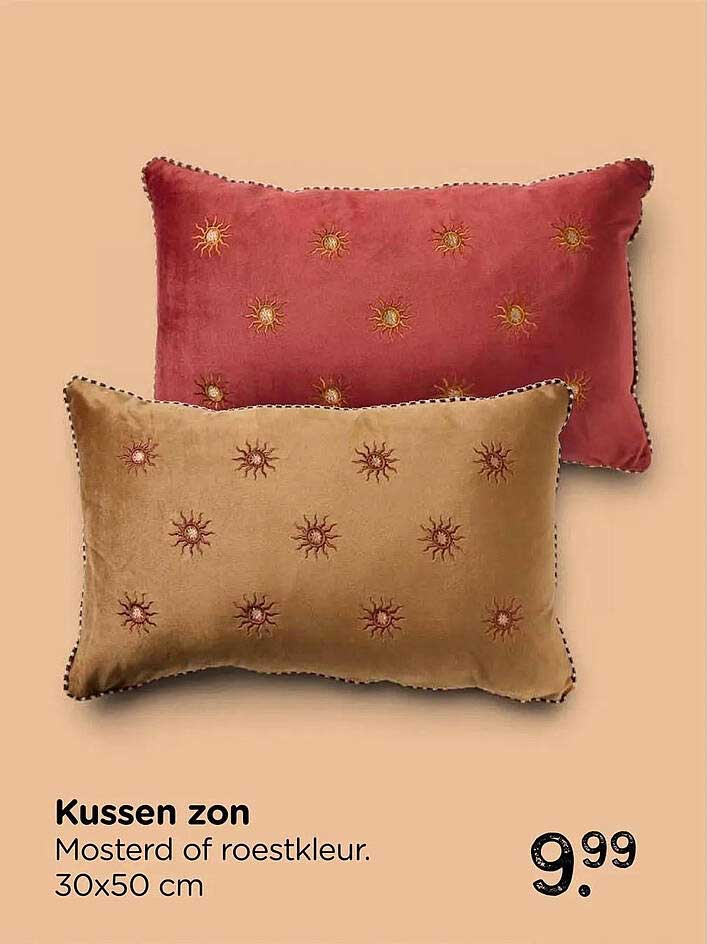 Kussen zon