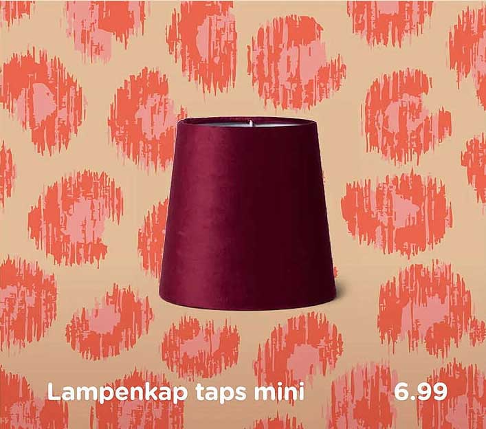 Lampenkap taps mini