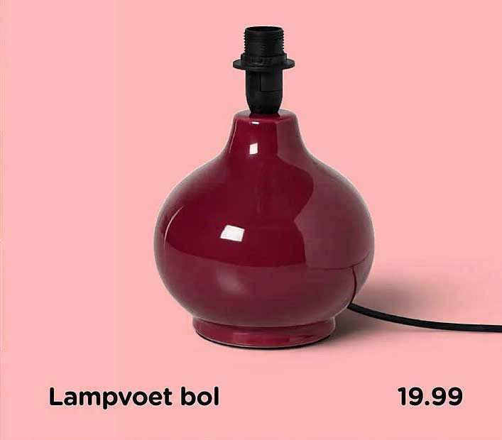 Lampvoet bol