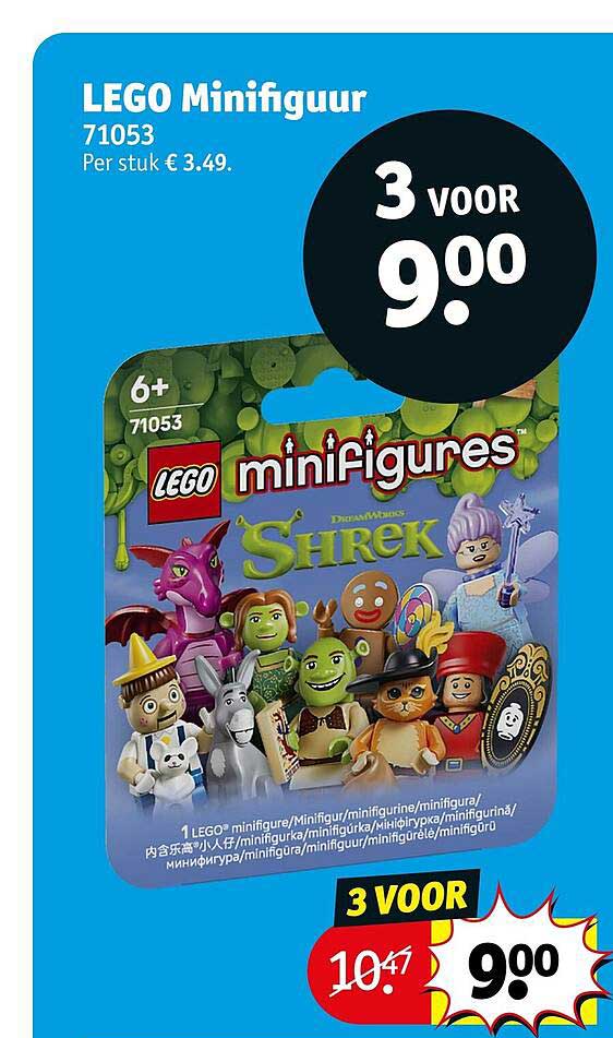 LEGO Minifiguur 71053 3 voor 9.00