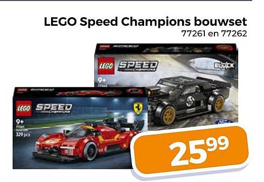 LEGO Speed Champions bouwset 77261 en 77262