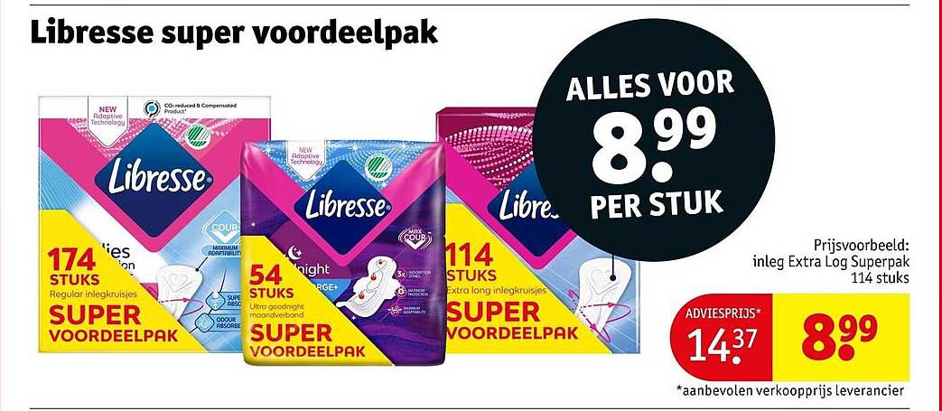 Libresse super voordeelpak
