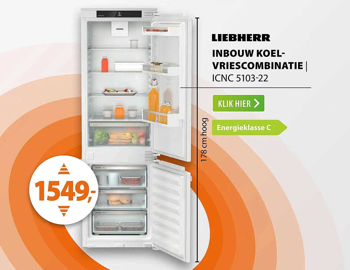 LIEBHERR INBOUW KOEL-VRIESCOMBINATIE I CNC 5103-22