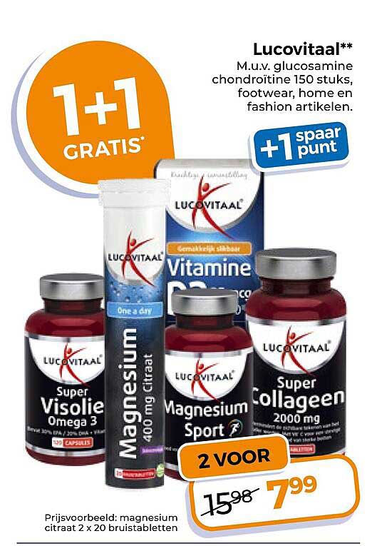 Lucovitaal** 1+1 GRATIS*