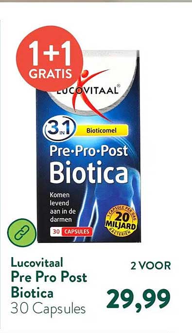 Lucovitaal Pre Pro Post Biotica 1+1 GRATIS