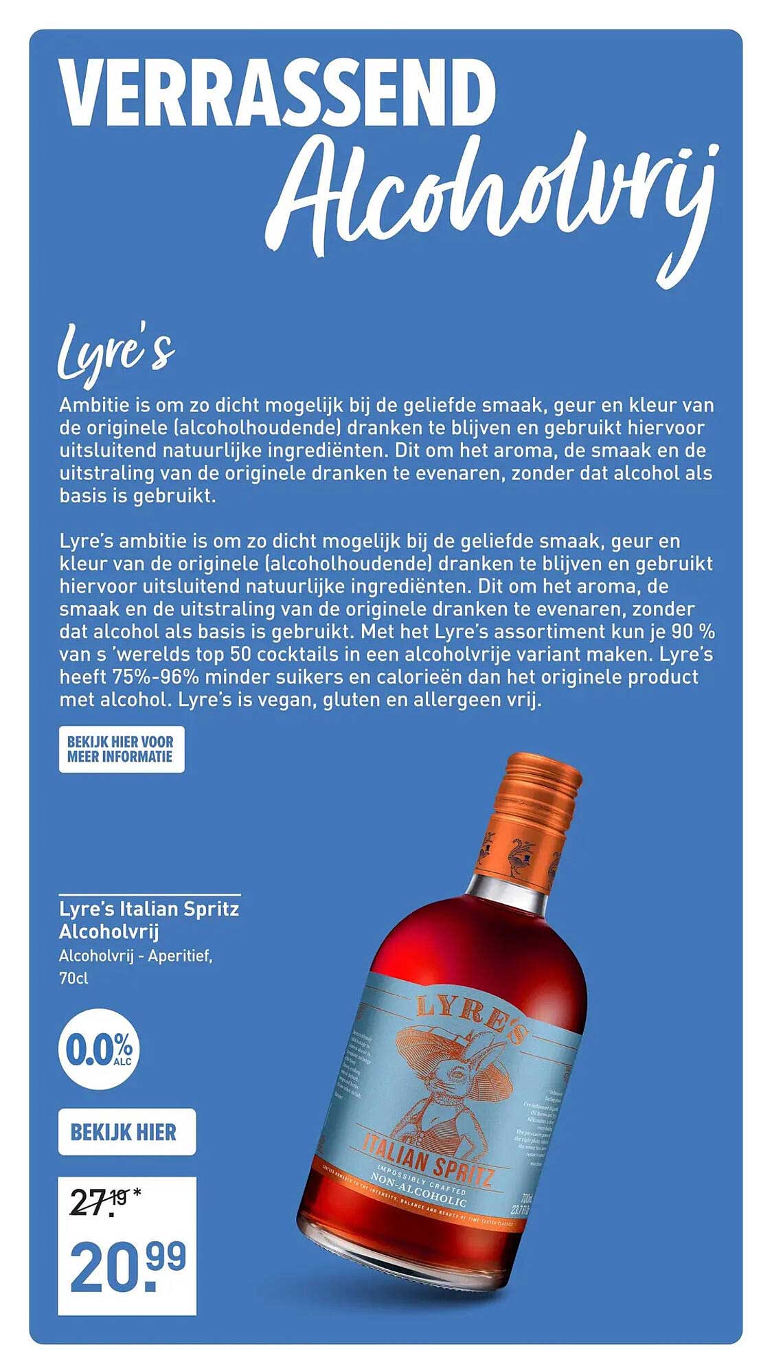Lyre's Italian Spritz Alcoholvrij