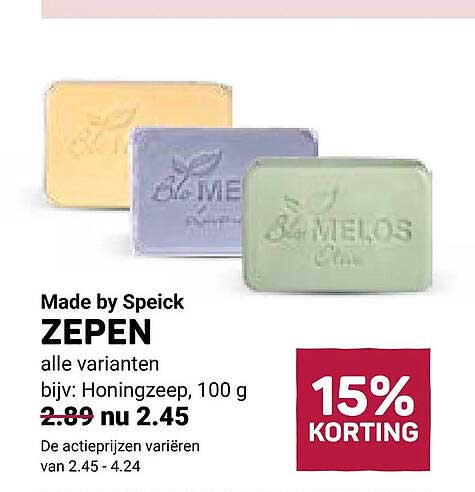 Made by Speick ZEPEN alle varianten 15% KORTING