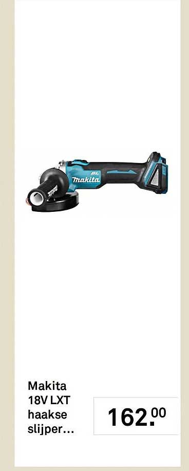 Makita 18V LXT haakse slijper...