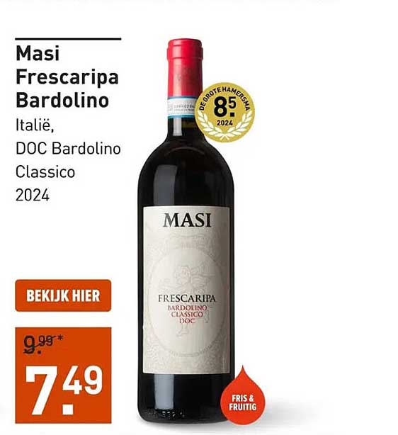 Masi Frescaripa Bardolino Italië, DOC Bardolino Classico 2024