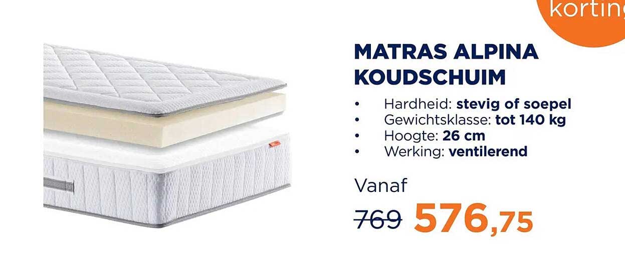 MATRAS ALPINA KOUDSCHUIM