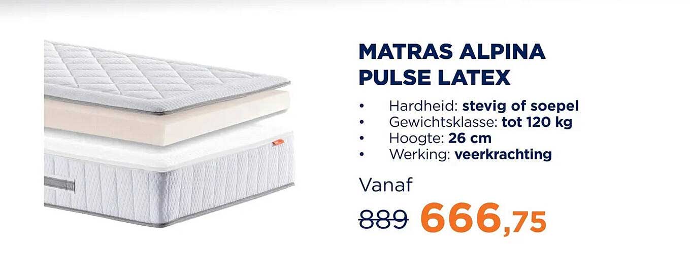 MATRAS ALPINA PULSE LATEX