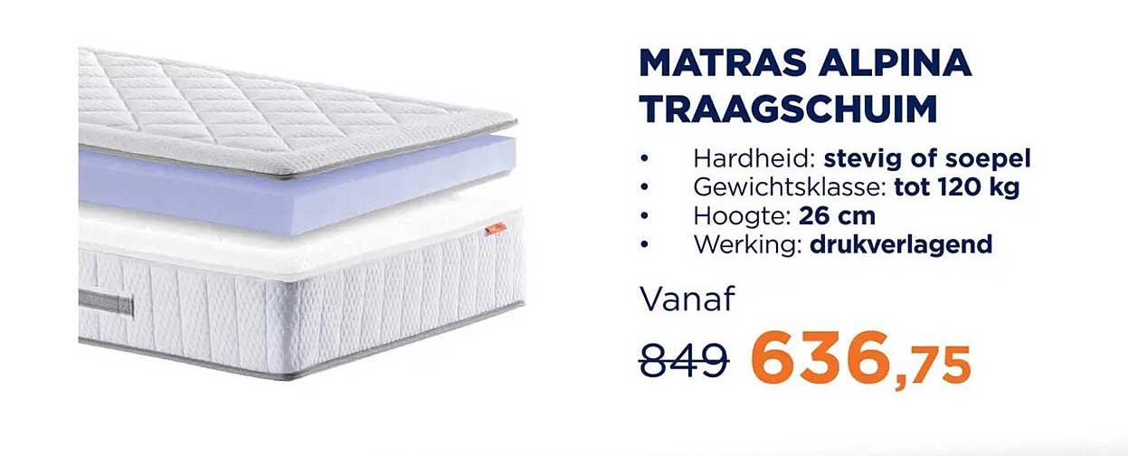 MATRAS ALPINA TRAAGSCHUIM