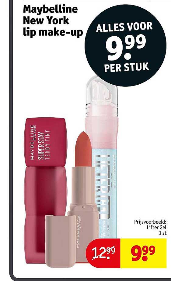 Maybelline New York lip make-up