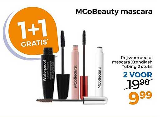 MCoBeauty mascara 1+1 GRATIS