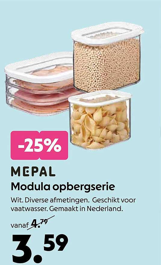 MEPAL Modula opbergserie -25%