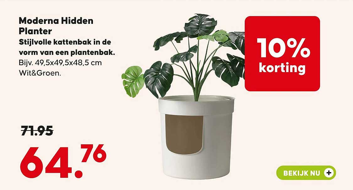 Moderna Hidden Planter 10% korting