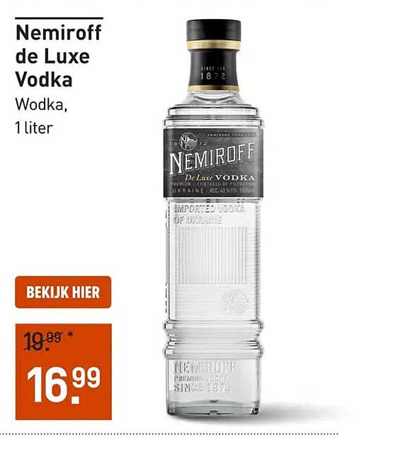 Nemiroff de Luxe Vodka