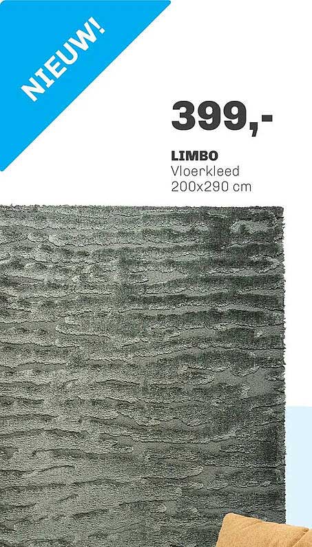 NIEUW! LIMBO Vloerkleed 200x290 cm
