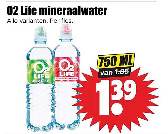 O2 Life mineraalwater