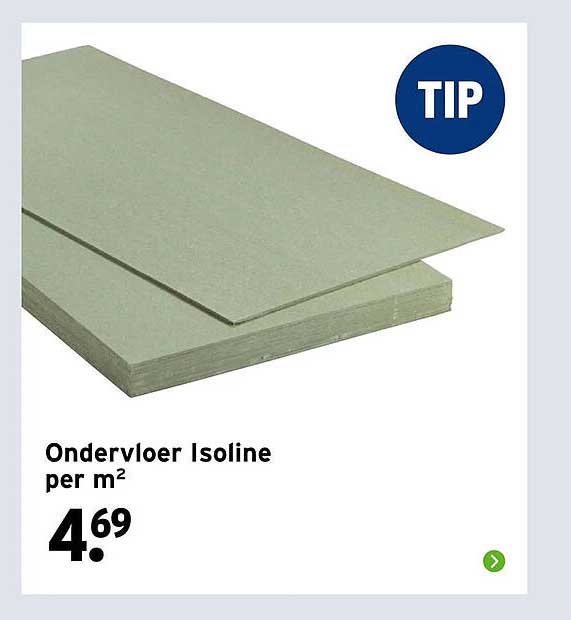 Ondervloer Isoline per m²
