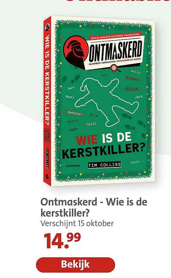 Ontmaskerd - Wie is de kerstkiller?