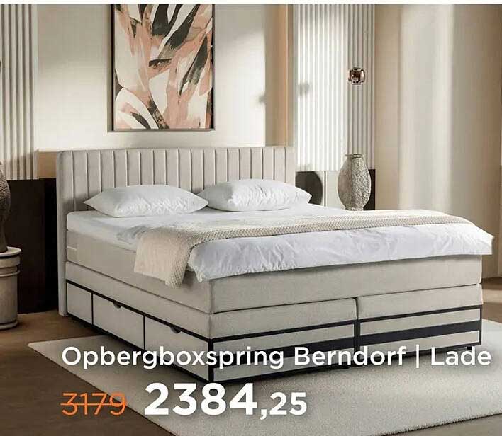 Opberboxspring Berndorf | Lade