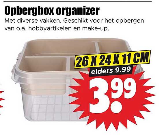 Opbergbox organizer
