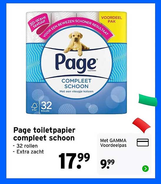 Page toiletpapier compleet schoon - 32 rollen - Extra zacht