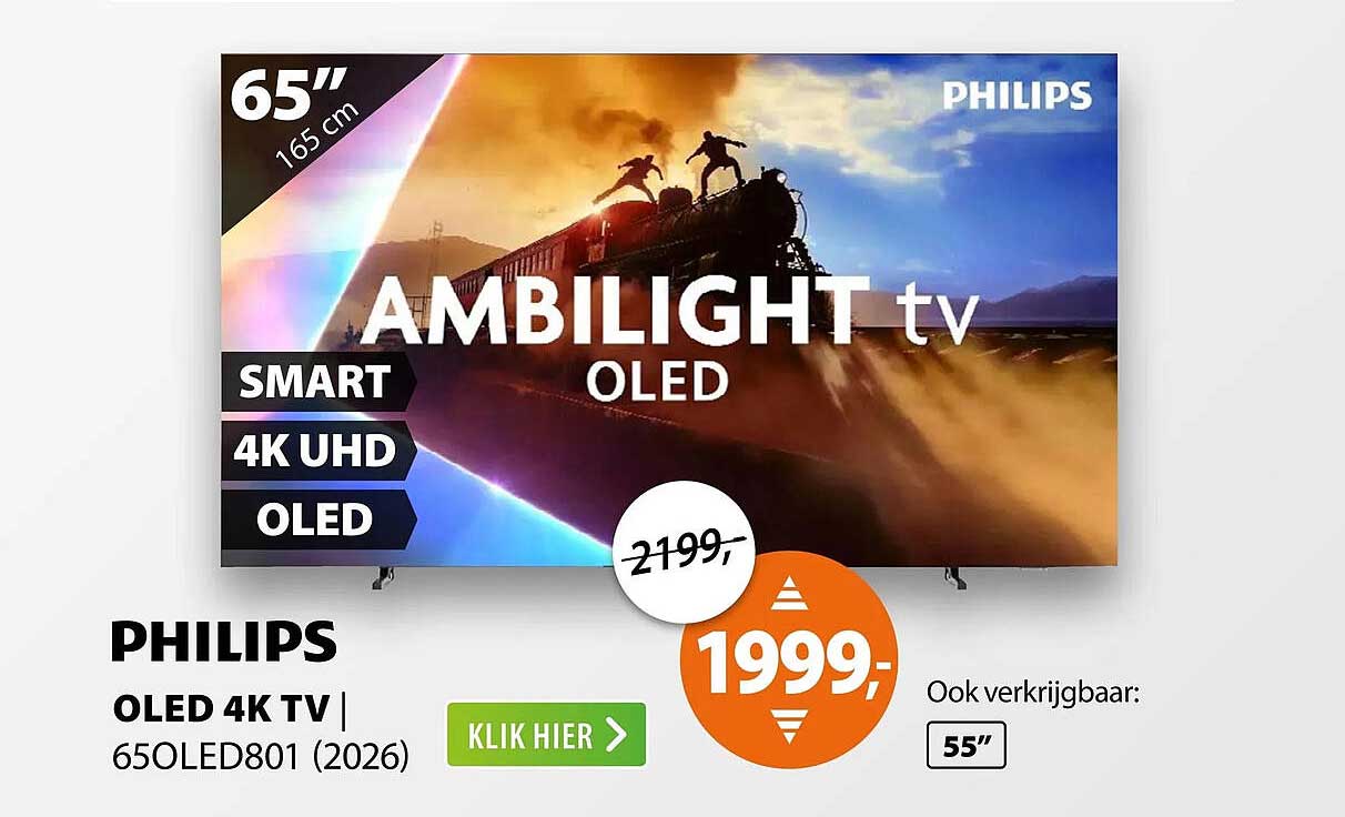 PHILIPS OLED 4K TV | 65OLED801 (2026)