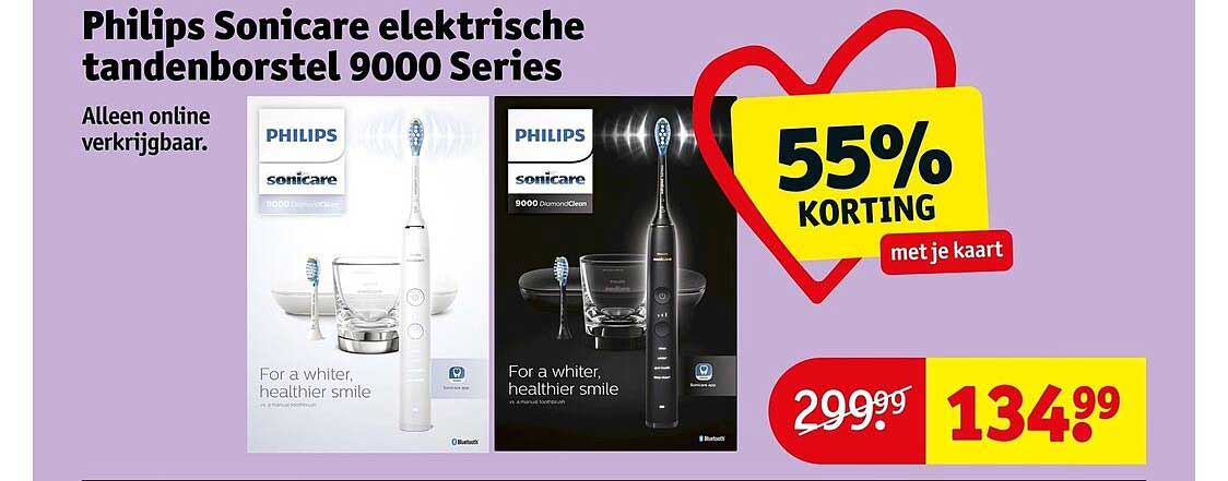 Philips Sonicare elektrische tandenborstel 9000 Series