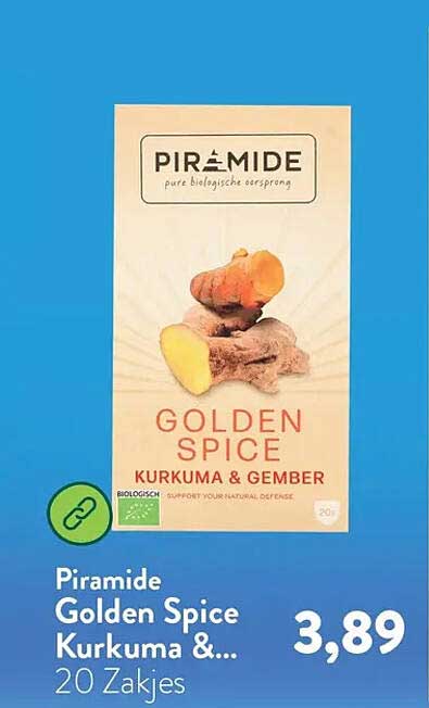 Piramide Golden Spice Kurkuma &... 20 Zakjes